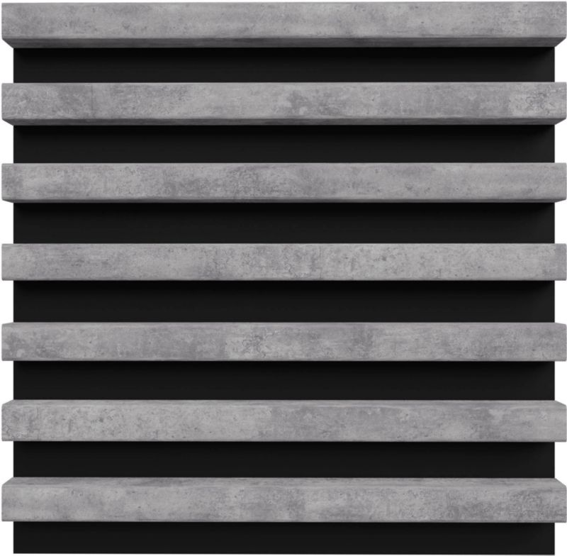 Stegu Linea Urban mini čierne nástenné lišty