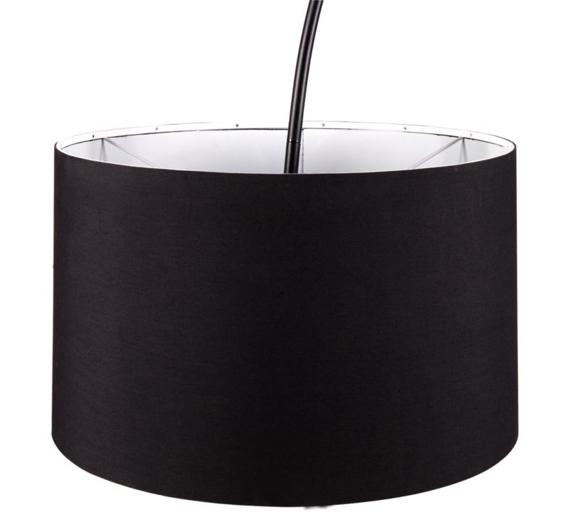 Stojacia lampa  Alacrane 1-svetlo E27, čierna