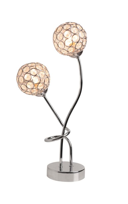 Mantus stolová lampa 2 x G9 chróm