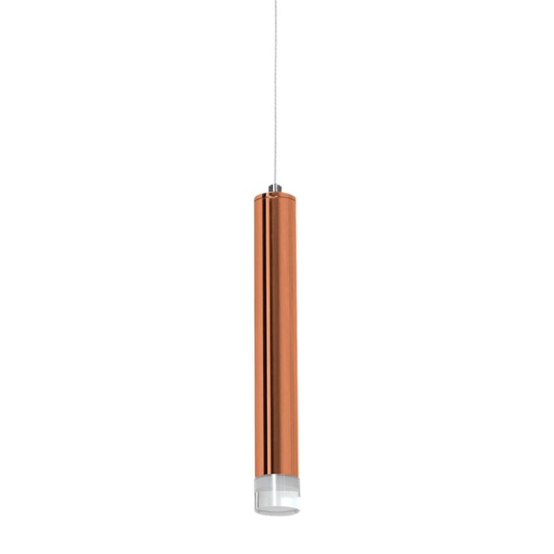 Medené LED závesné svietidlo 3x5W