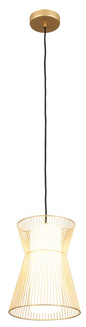 Závesná lampa Maseta 1 x E27 zlatá