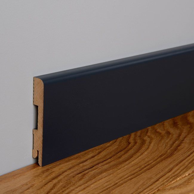 Foge LB1 MDF soklová lišta 16 x 100 x 2000 mm čierna