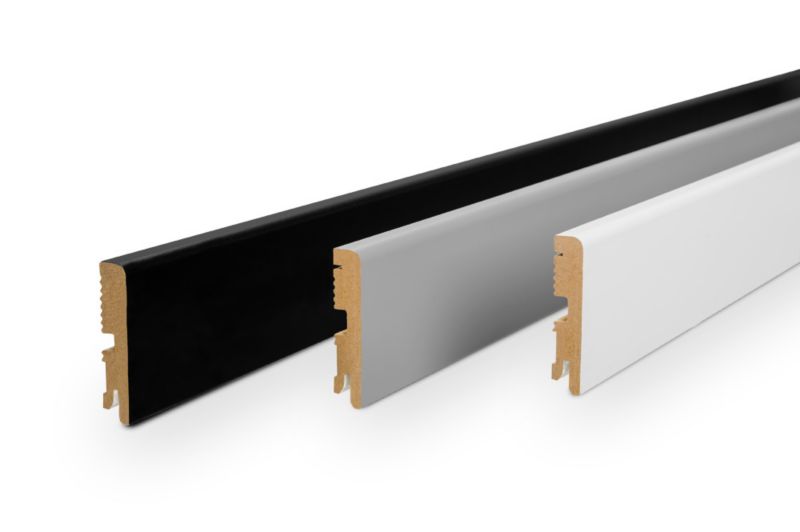 Foge LB1 MDF soklová lišta 16 x 80 x 2000 mm šedá