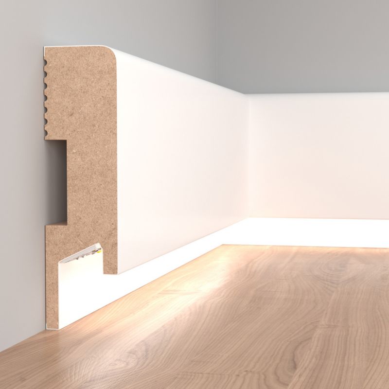 Foge LED LB1 MDF maskovacia ukončovacia lišta 100 x 30 x 2000 mm