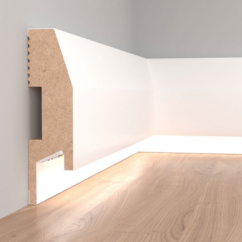 Foge LED LB9 MDF maskovacia ukončovacia lišta 100 x 30 x 2000 mm