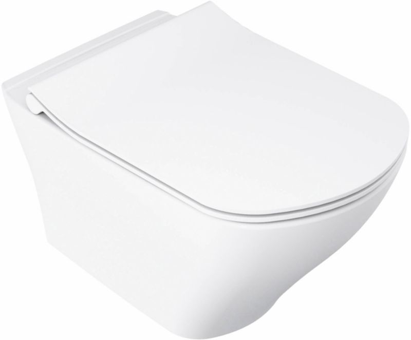 Bezokrajová toaletná misa Ravak Varii so sedátkom z duroplastu soft-close