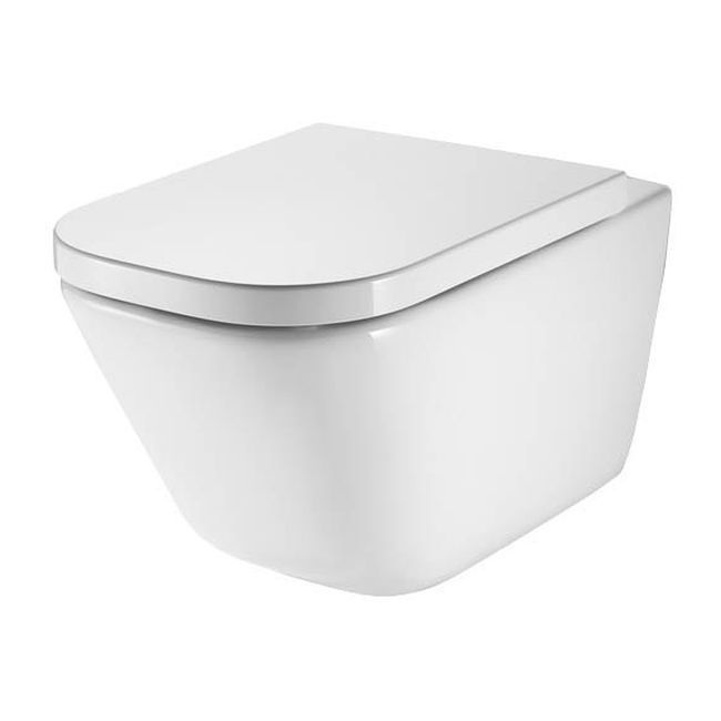 Bezrámové závesné WC Roca Gap so sedátkom z duroplastu soft-close