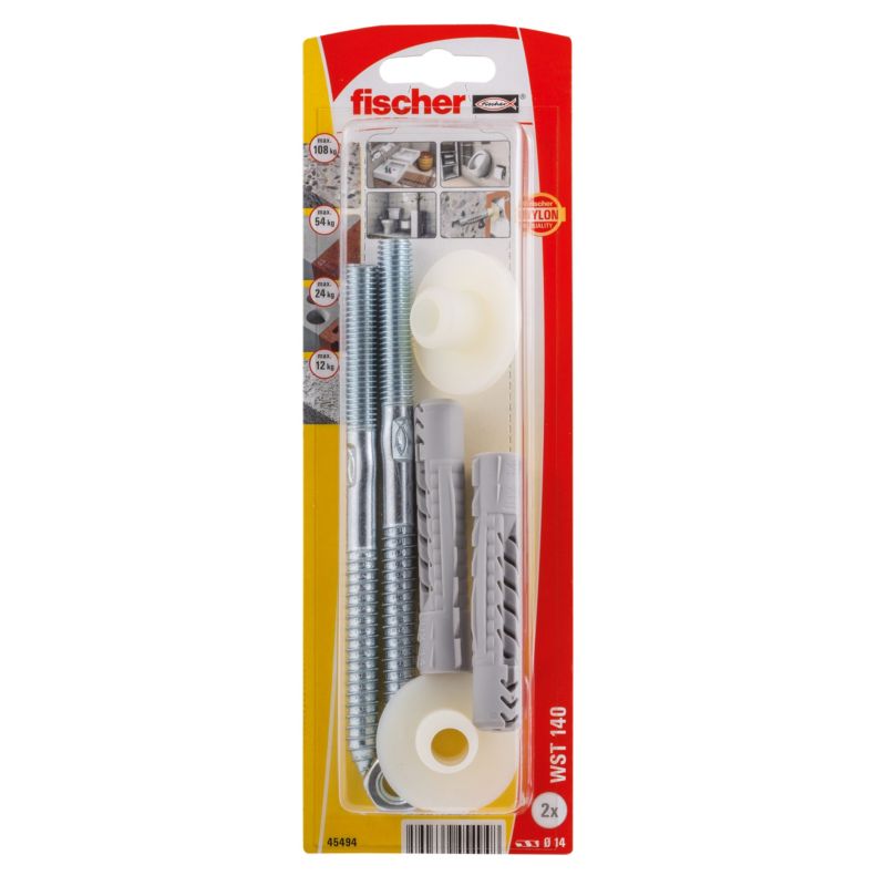 Uchytenie k umývadlám Fischer WST 14 x 75 mm 2 ks.