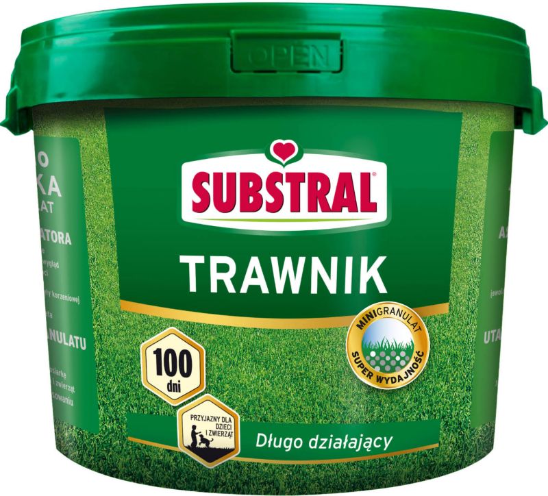 Substrálne trávnikové hnojivo 100 dní 10 kg