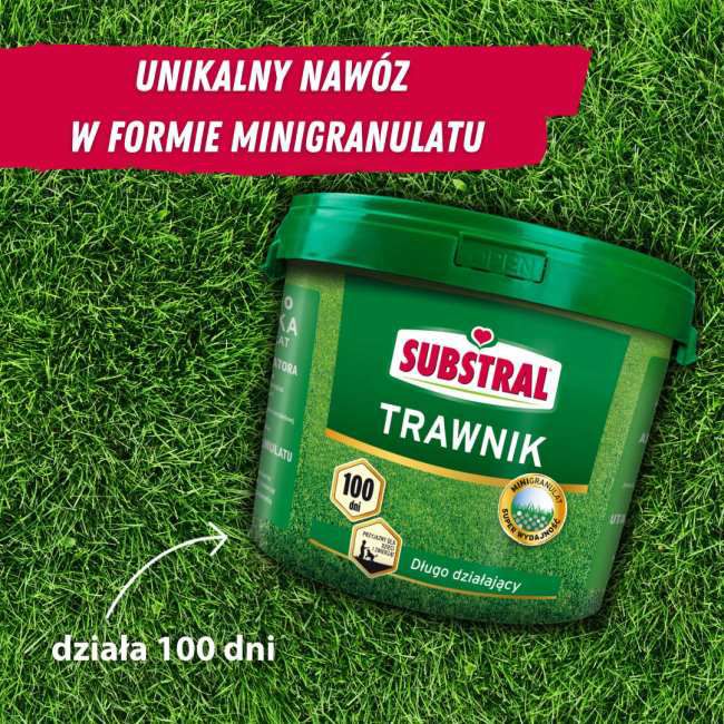 Substrálne trávnikové hnojivo 100 dní 5 kg