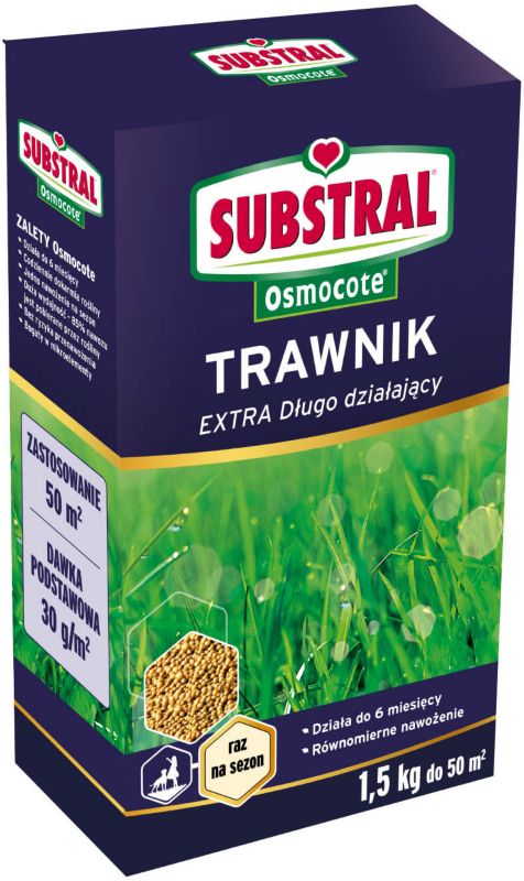Trávnikové hnojivo Substral Osmocote 1,5 kg