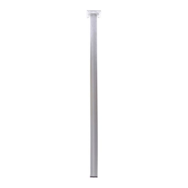 Okrúhla noha Fikszo 30 x 700 mm strieborno šedá