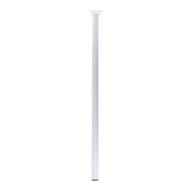Okrúhla noha Fikszo 30 x 800 mm biela