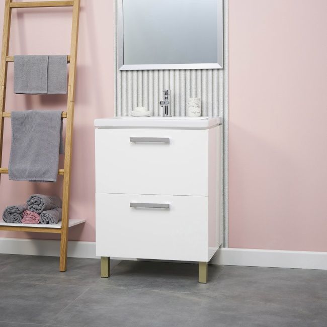 Kovové nábytkové nohy Cersanit, 2 ks.