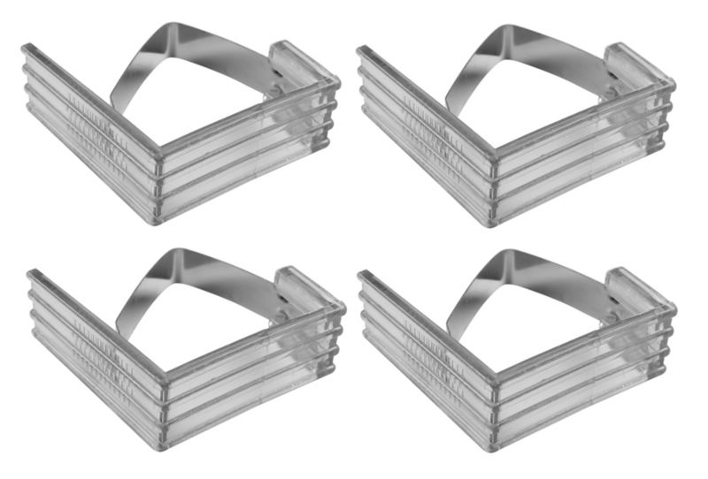 Háčikové závažia obrusov 4,5 x 4,3 x 1,6 cm 4 ks.