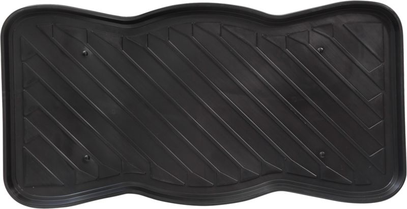 PVC odkvapkávač 38 x 75 cm čierny