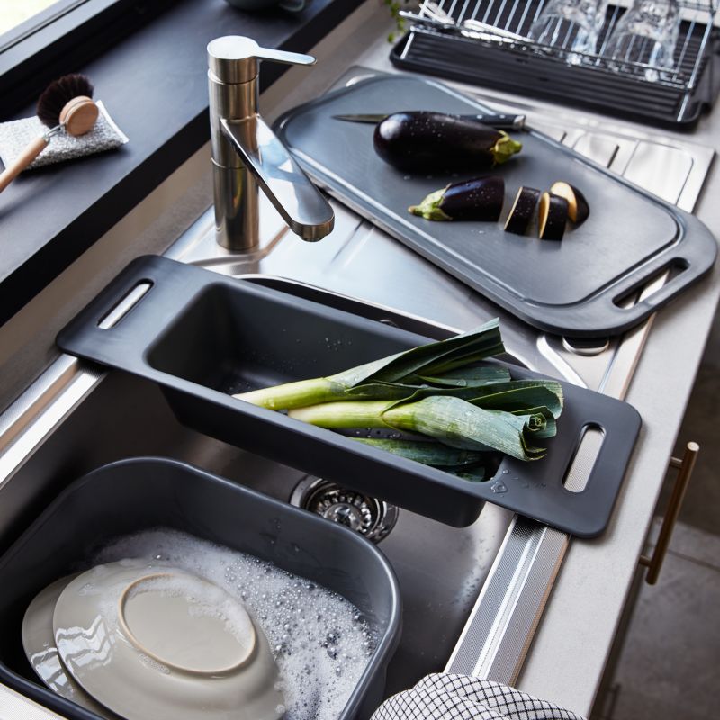 dvojúrovňový odkvapkávač riadu, 32 cm