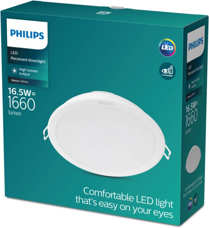 LED lampa Philips Meson 1600 lm 3000 K biela
