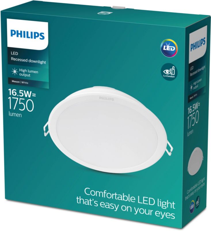 LED lampa Philips Meson 1750 lm 4000 K biela