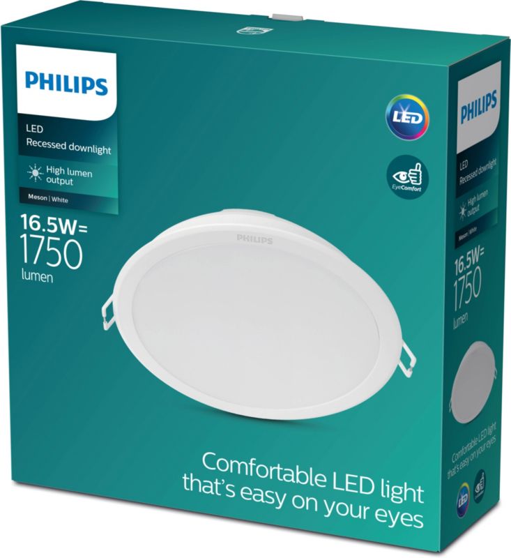 LED lampa Philips Meson 1750 lm 6500 K biela