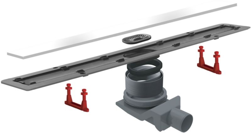 Durasan White Glass lineárny odtok 650 mm fi 50 mm