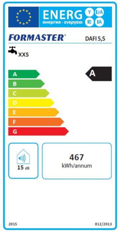 Dafi ohrievač pod drez 5,5 kW