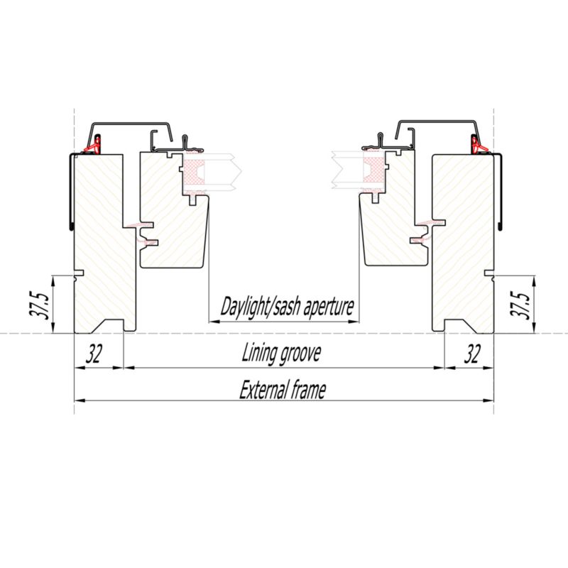 Strešné okno Jupiter 78 x 118 cm