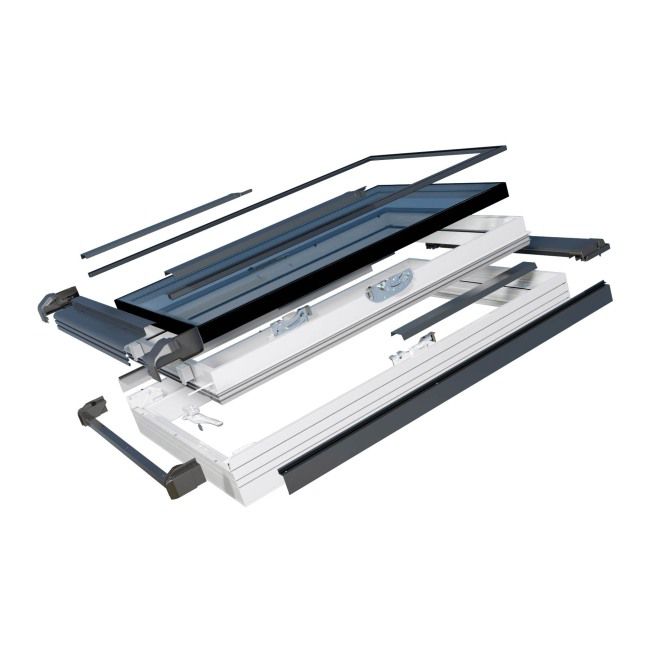 Okpol Ceres PVC strešné okno 78 x 118 cm 0,83 W/m2K