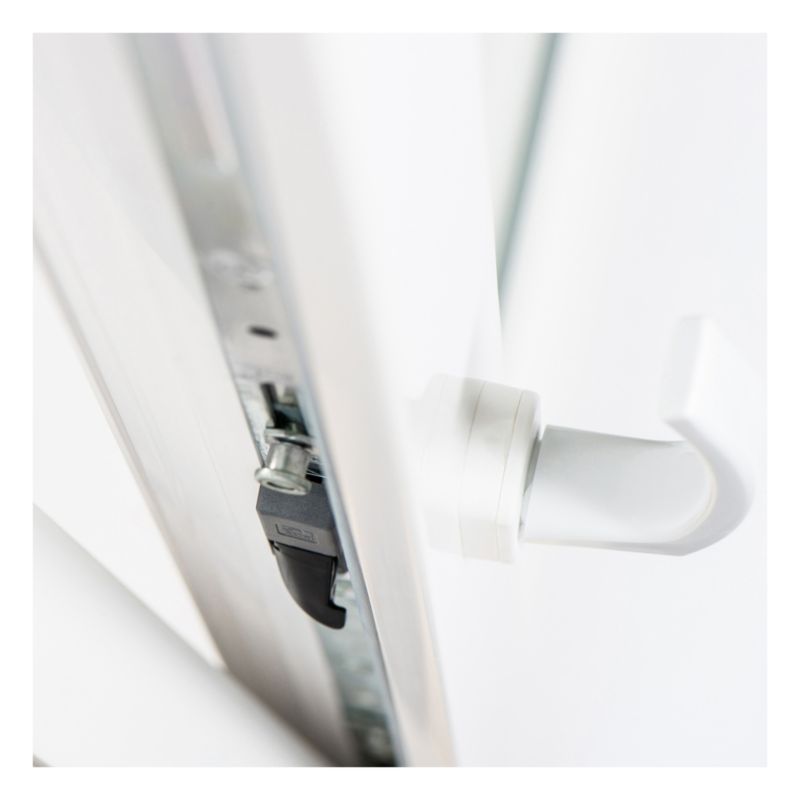 PVC krídlo + výklopné okno 1465 x 1135 mm asymetrické biele/antracitové