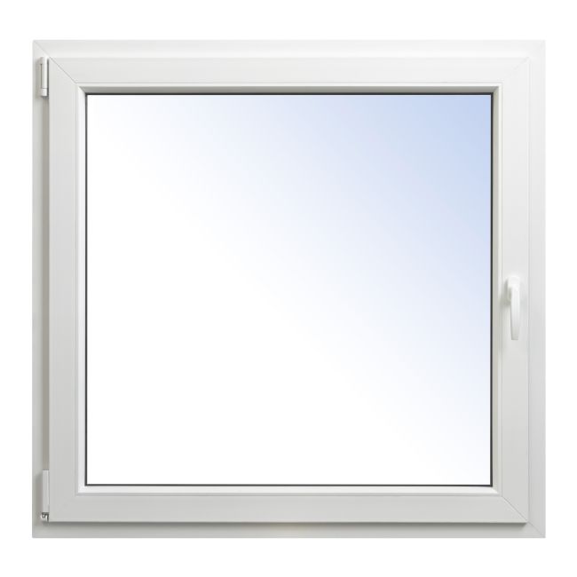 Výklopné a otočné PVC okno, dvojsklo, 1065 x 1035 mm, ľavé, biele