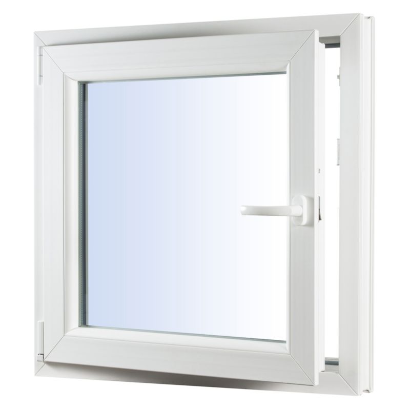 PVC výklopné okno, trojsklo, 865 x 1135 mm, ľavé, biele