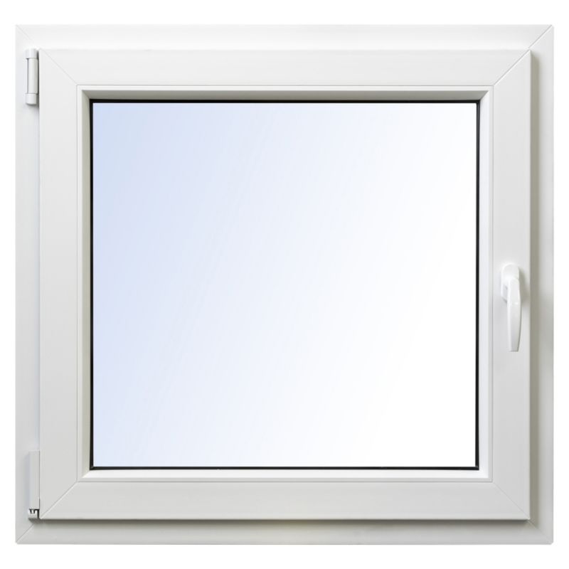 PVC výklopné okno, trojsklo, 865 x 1135 mm, ľavé, biele