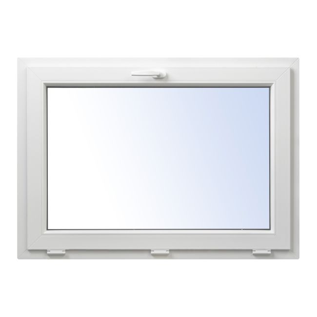 Okno z PVC s dvojitým sklom, 1165 x 835 mm, biele
