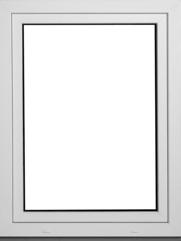 Výklopné a otočné PVC okno, dvojsklo, 865 x 1135 mm, ľavé, biele