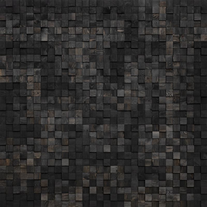 Drevený panel Stegu Pino grafit ombre 0,6 m2