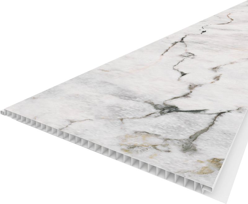 PVC nástenný panel Vilo Motivo 250 mm zlatý mramor