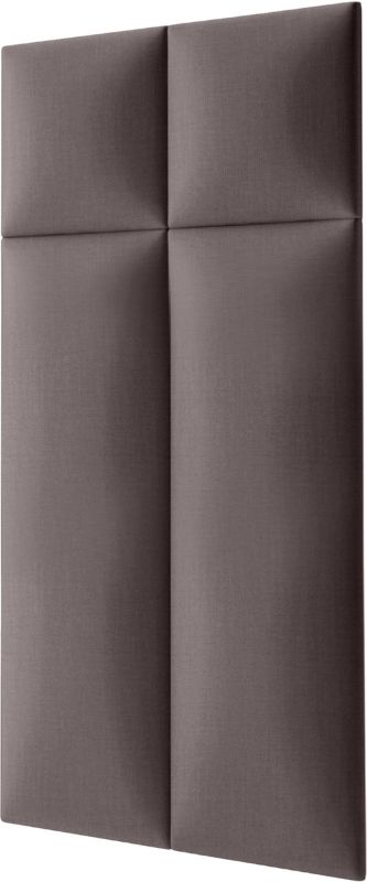 Stegu Mollis F20 čalúnený stenový panel, štvorcový, 30 x 30 cm, sivý