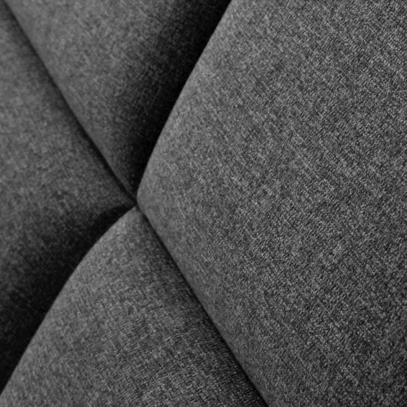 Stegu Mollis čalúnený nástenný panel, štvorcový, 30 x 30 cm, tmavošedá