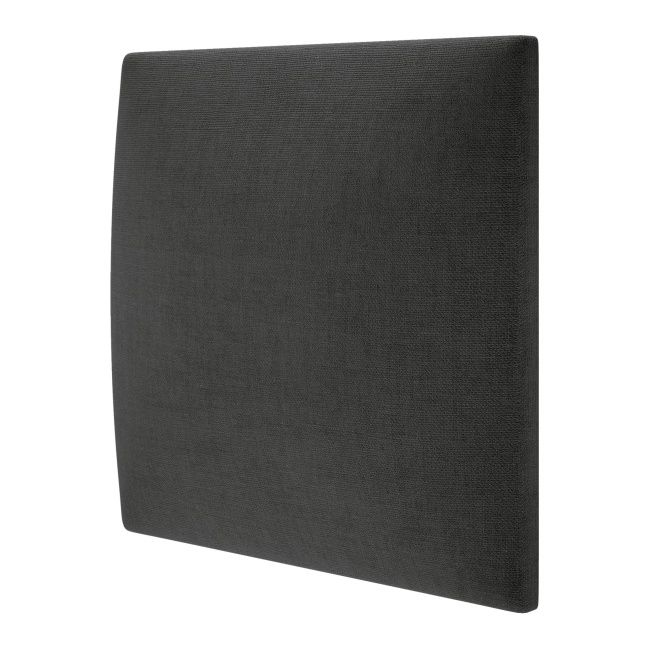 Čalúnený stenový panel Stegu Mollis štvorcový 30 x 30 cm grafit