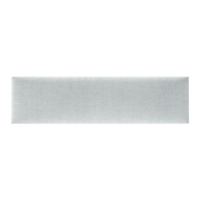 Stegu Mollis čalúnený nástenný panel, obdĺžnikový, 60 x 15 cm, strieborný