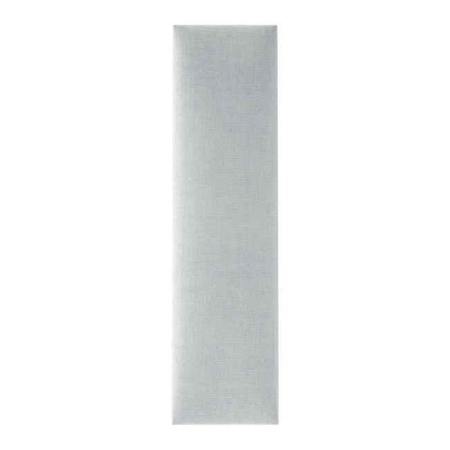 Stegu Mollis čalúnený nástenný panel, obdĺžnikový, 60 x 15 cm, strieborný