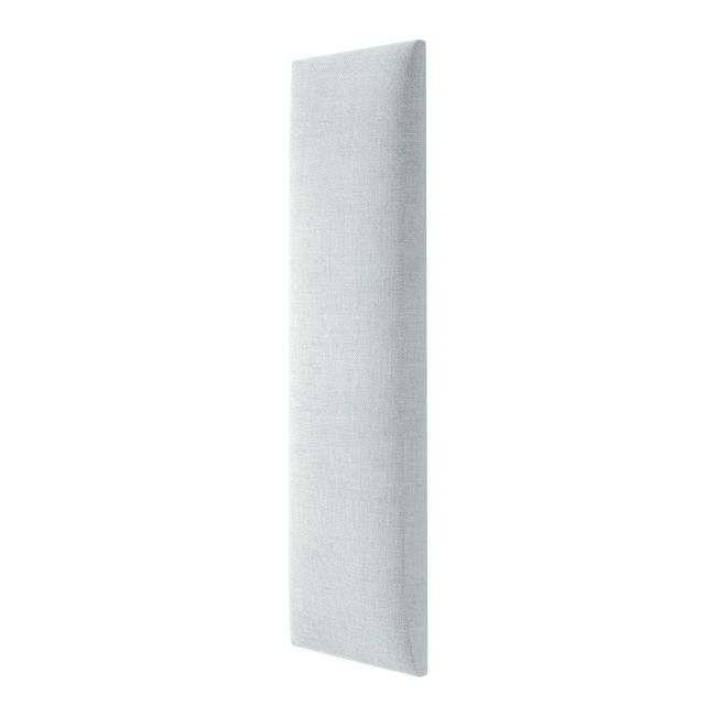 Stegu Mollis čalúnený nástenný panel, obdĺžnikový, 60 x 15 cm, strieborný
