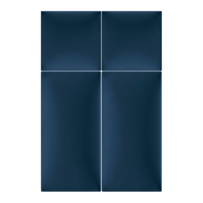 Stegu Mollis čalúnený nástenný panel, obdĺžnikový, 60 x 30 cm, tmavomodrý