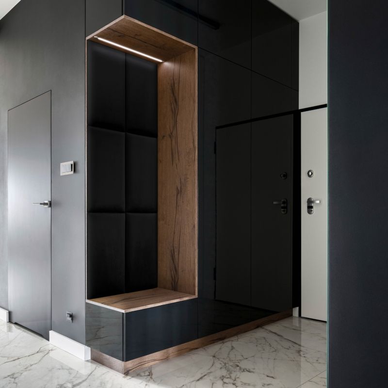 Stegu Mollis čalúnený stenový panel, obdĺžnikový, 60 x 30 cm, čierny