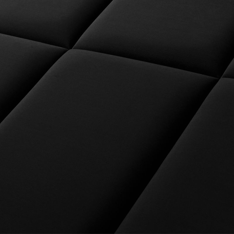 Stegu Mollis čalúnený stenový panel, obdĺžnikový, 60 x 30 cm, čierny