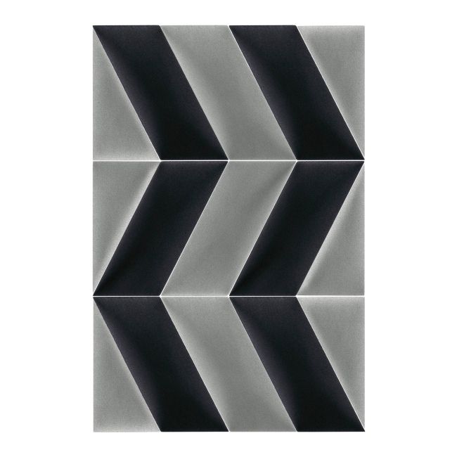 Stegu Mollis čalúnený stenový panel rovnobežník 15 x 30 cm sivý P