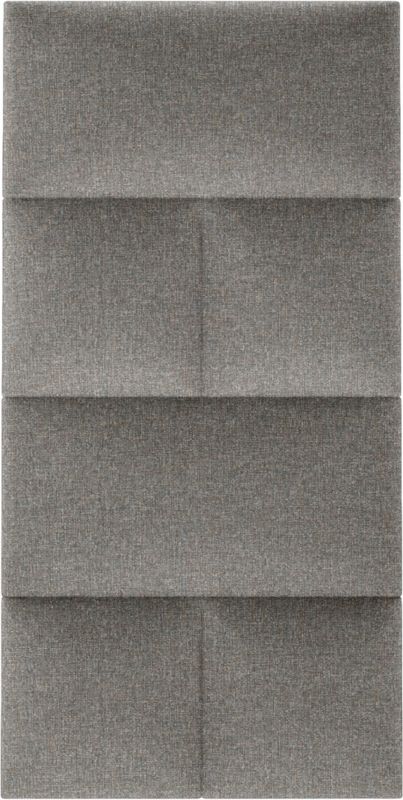Čalúnený stenový panel Stegu Mollis SO11 štvorcový 30 x 30 cm sivý