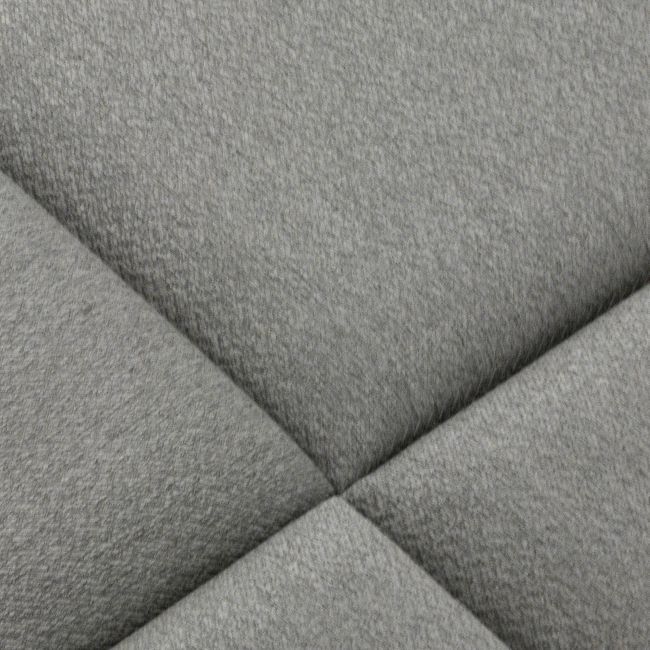 Čalúnený stenový panel Stegu Mollis SV88 štvorcový 30 x 30 cm sivý