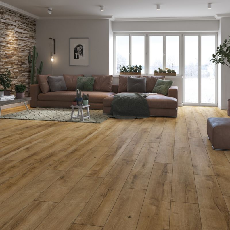 Vodotesné laminované podlahové panely Classen Oak Marvel AC4 2,22 m2