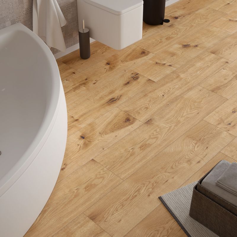 Vodotesné vinylové podlahové panely Kronospan SPC Emporia Oak s integrovanou podložkou 1,98 m2